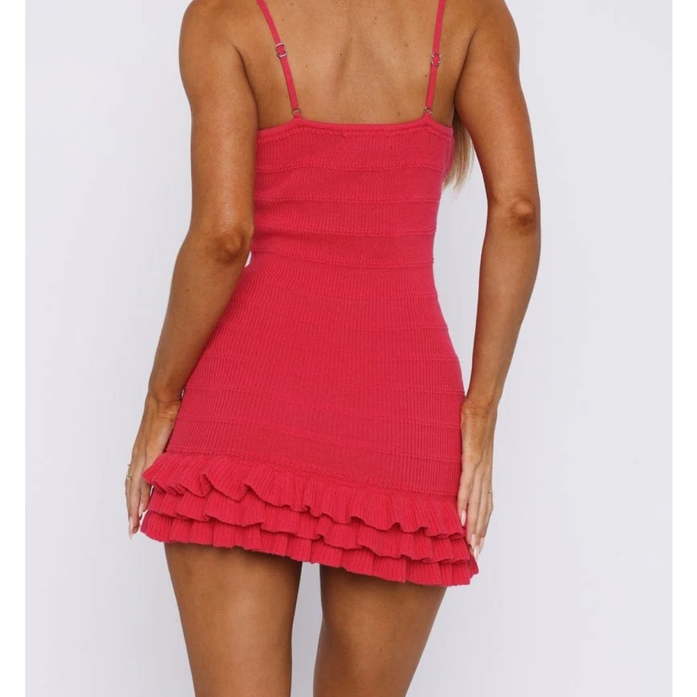 White Fox Boutique Vibrant Pink Mini Dress